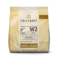 Czekolada biała 28% Callets 0,4 kg torba  | CALLEBAUT, W2-E0-D94