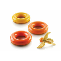 Forma do ciast i deserów - 6x 110 ml, 82x77x31 mm + wycinarka | SILIKOMART, Promise 65