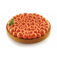 Zestaw do tarty - bąbelki, 190 mm, pierścień + forma silikonowa | SILIKOMART, Kit Tarte Ring Bubble