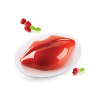 Forma do ciast i deserów - usta 1200 ml, 250x150x65 mm | SILIKOMART, Bacio 3D
