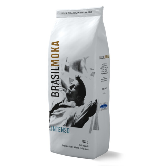 Kawa ziarnista 80% Arabika, 20% Robusta, 1 kg | BRASIL MOKA, Intenso