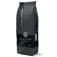 Kawa ziarnista 20% Arabika, 80% Robusta, 1 kg | BRASIL MOKA, Happy Silver