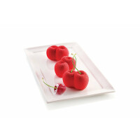 Silikonowa forma do ciast i deserów - wiśnia 6x 105 ml, 75x50x61 mm | SILIKOMART, Rosso Ciliegia
