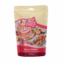 Polewa dekoracyjna Deco Melts 250 g, różowa | FUNCAKES, F25125