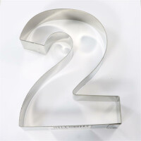 Rant w kształcie liczby, numer 2 – 300x40 mm – 40H4X02 | MARTELLATO, Numbers Cake