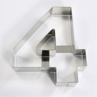 Rant w kształcie liczby, numer 4 – 300x40 mm – 40H4X04 | MARTELLATO, Numbers Cake