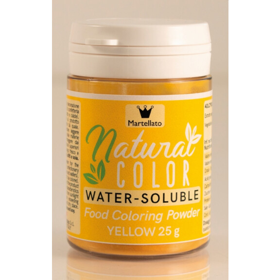Naturalny barwnik w proszku – żółty, 25 g – 40LCPN204 | MARTELLATO, Natural Color