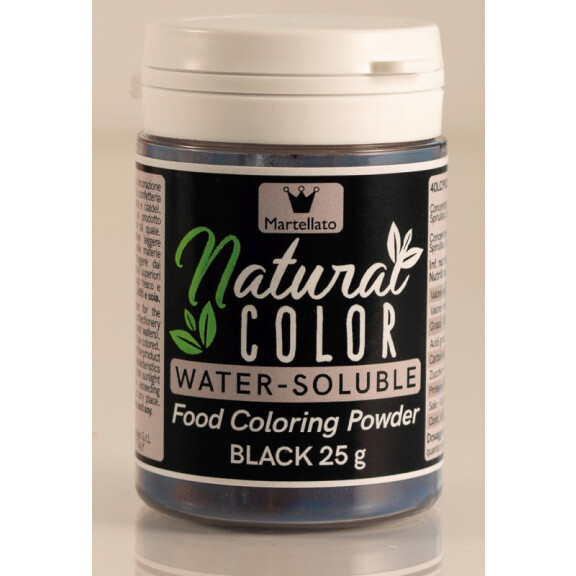 Naturalny barwnik w proszku – czarny, 25 g – 40LCPN206 | MARTELLATO, Natural Color
