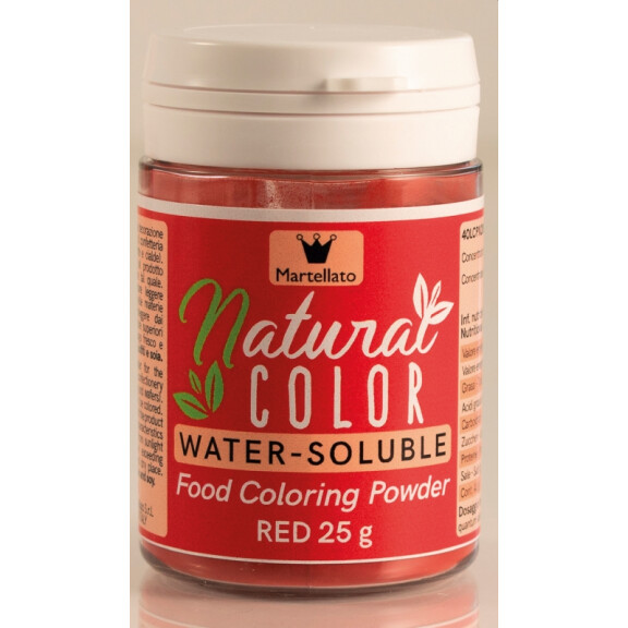 Naturalny barwnik w proszku – czerwony, 25 g – 40LCPN208 | MARTELLATO, Natural Color