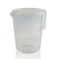 Dzbanek z przezroczystego plastiku z miarką i pokrywką – 6000 ml – CFTRA6C | MARTELLATO, Carafes