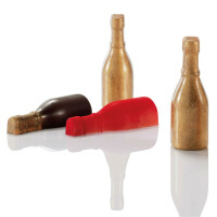 Forma z poliwęglanu do pralin 3D, butelka - 120 g – MA3011 | MARTELLATO, Xmas Bottles