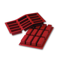Forma na ciastka i desery, 79x26x30 mm, 12 sztuk – SF026 | MARTELLATO, Silicone Moulds