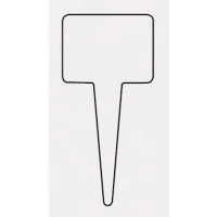 Plastikowa tabliczka, 180x84 mm, 10 sztuk – 10SI002B | MARTELLATO, Total White