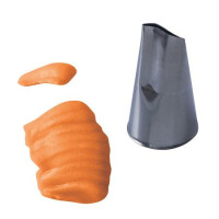 Tylka cukiernicza - 25x40x19x2 mm - BX0119-1 | MARTELLATO, Flower & Petals Nozzles