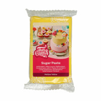 Masa cukrowa Mellow Yellow 250 g, żółta | FUNCAKES, F20145