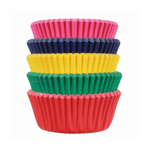 Papilotki do pieczenia mini babeczek lub pralin śr. 3,5 cm, 100 szt. w pięciu kolorach | PME, BC741