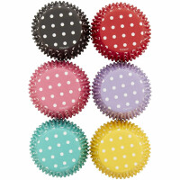 Papilotki do pieczenia babeczek w kropki śr. 5 cm, 300 szt. różne kolory | WILTON, 05-0-0036