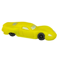 Autko sportowe, figurka z cukru 7,5 cm, żółty | MAGMART, AM02
