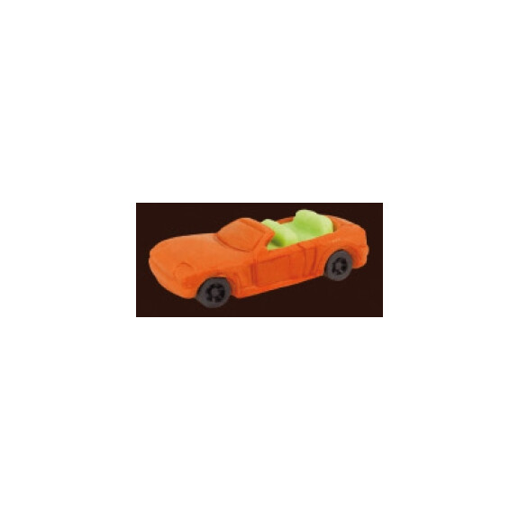 Autko kabriolet, figurka z cukru 6,5 cm, pomarańczowy | MAGMART, AK06