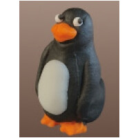 Pingwinek, figurka z cukru 4 cm, czarny | MAGMART, ZS01