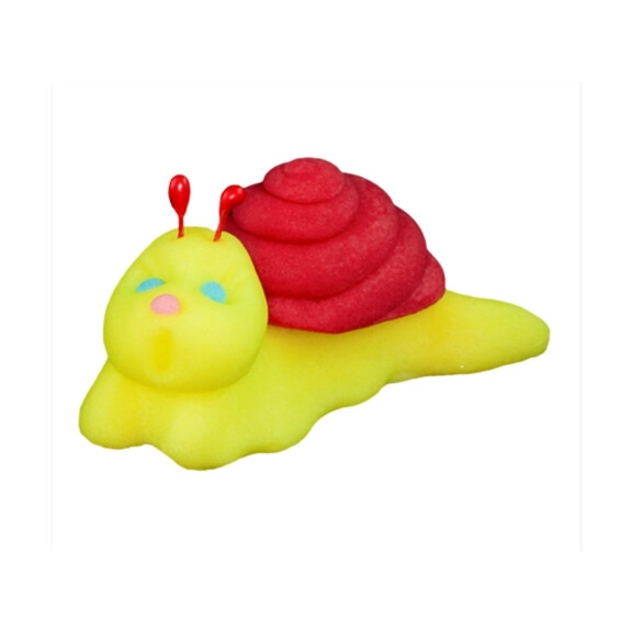 Ślimaczek, figurka z cukru 6 cm, czerwony | MAGMART, SL01