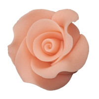 Kwiat róża "L" z cukru 6 cm, łososiowy | MAGMART, R L