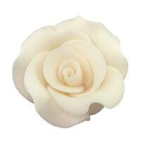 Kwiat róża "L" z cukru 6 cm, ecru | MAGMART, R L