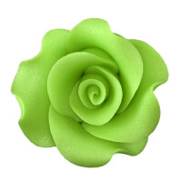 Kwiat róża "L" z cukru 6 cm, limonkowy | MAGMART, R L