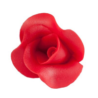 Kwiat róża duża z cukru 4 cm, czerwony | MAGMART, R 01