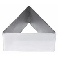 Ramka nierdzewna do musów 100x40 mm w kształcie trójkąta | CONTACTO, 681/100