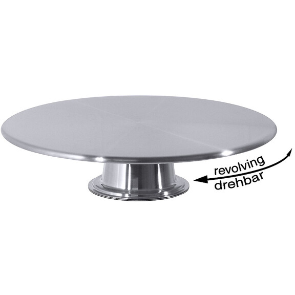 Patera ze stali nierdzewnej na ciasto, obrotowa o średnicy 320 mm | CONTACTO, 773/330