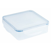 Pojemnik do przechowywania żywności z polipropylenu, 0,6 l, 150x150x40 mm | CONTACTO, 1126/060