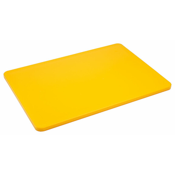 Deska do krojenia HACCP 345x245x10 mm, żółta | CONTACTO, 1524/352