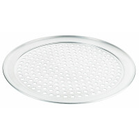 Perforowana blacha do pizzy z aluminium, średnica 335 mm | CONTACTO, 1742/320