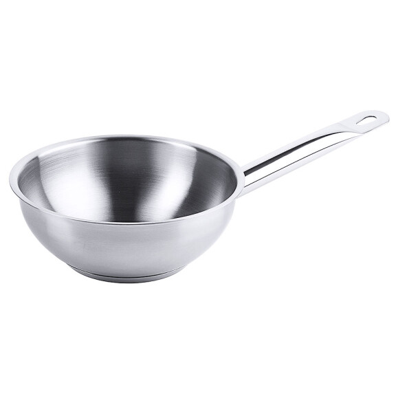 Patelnia głęboka ze stali nierdzewnej bez pokrywy, średnica 160 mm, 1 l | CONTACTO, Seria 2200
