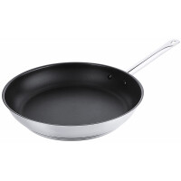 Patelnia do smażenia ze stali nierdzewnej z powłoką PTFE, średnica 320 mm | CONTACTO, 2213/320