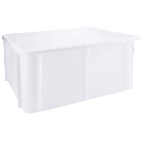 Pojemnik transportowy z polietylenu bez pokrywy, 60 l, 600x400x315 mm | CONTACTO, 2555/632