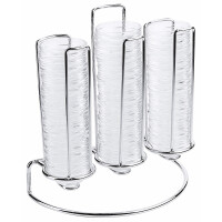 Stojak bufetowy chromowany 250 mm | CONTACTO, 3293/060