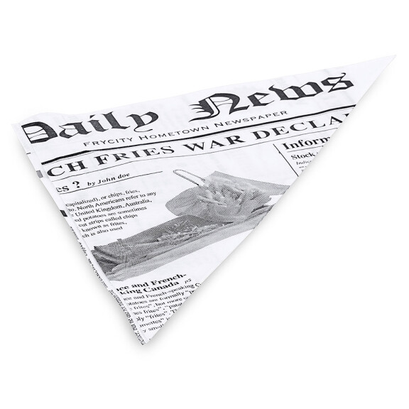 Papier do frytek z nadrukiem, 1000 sztuk | CONTACTO, 4494/180