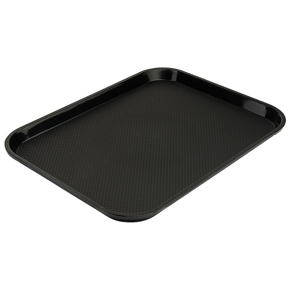 Taca polipropylenowa Fast Food, czarna 350x265x20 mm | CONTACTO, 5353/356
