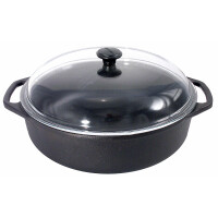 Garnek żeliwny z pokrywką Pyrex&#x00AE;, średnica 320 mm | CONTACTO, 5779/320