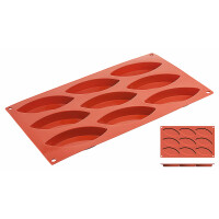 Forma silikonowa do pieczenia, foremki o wymiarach 100x 44 mm | CONTACTO, 6649/100
