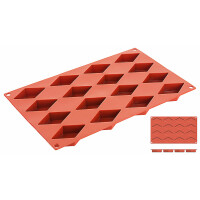 Forma silikonowa do pieczenia, foremki o wymiarach 65x35 mm | CONTACTO, 6650/065