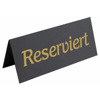 Tabliczka "Reserviert" na stolik o wymiarach 120x50 mm | CONTACTO, 6769/120