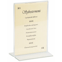 Stojak z akrylu do menu 210x305 mm | CONTACTO, 6781/210