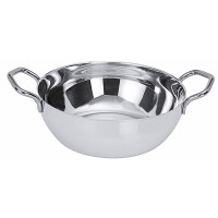 Głęboki półmisek ze stali nierdzewnej, średnica 180 mm | CONTACTO, 6800/180
