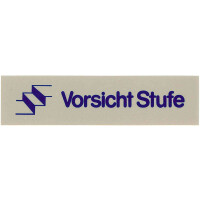 Tabliczka „Vorsicht Stufe” | CONTACTO, 7673/016