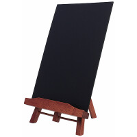Tablica do menu z drewnianą podstawą w kolorze mahoniowym 315x210 mm | CONTACTO, 7678/361