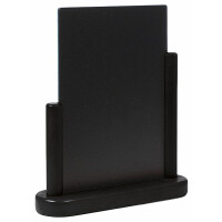 Tablica do menu z drewnianą podstawą w kolorze czarnym 210x150 mm | CONTACTO, 7685/215
