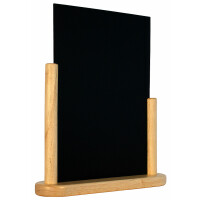 Tablica do menu z drewnianą podstawą w kolorze neutralnym 300x210 mm | CONTACTO, 7685/300